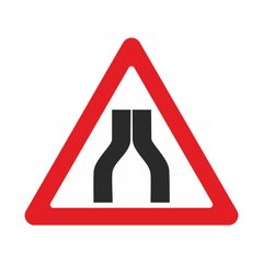 Дорожный знак треугольный светоотражающий металлический, А=700 мм