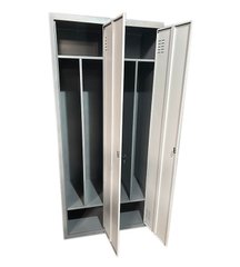 Шкаф металлический для одежды (ШОМ 2-2/400х1800 DUOS)
