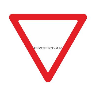 Дорожный знак треугольный металлический светоотражающий, А=700 мм