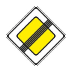 Дорожный знак квадратный светоотражающий, 600х600 мм