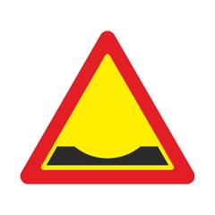 Дорожный знак треугольный светоотражающий металлический, А=700 мм